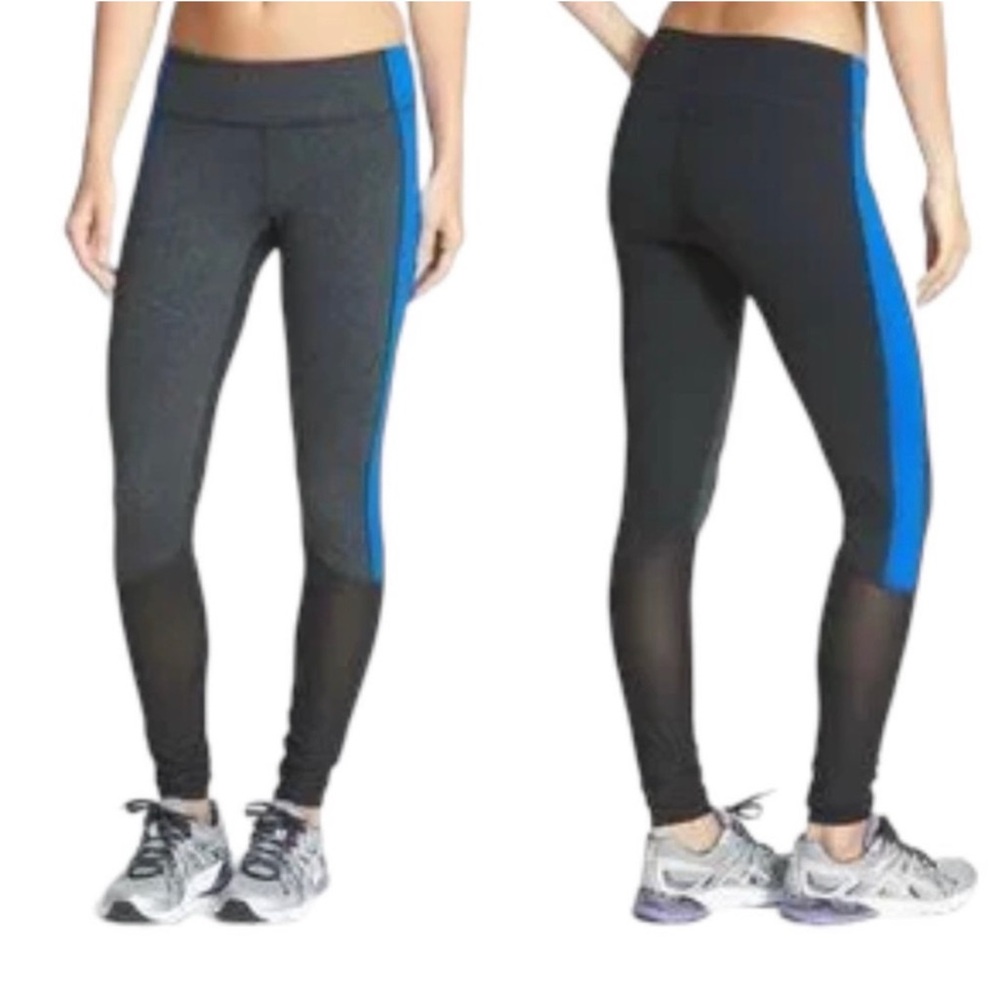 Zella Black Live In Triple Blocked Leggings in gray/blue/black